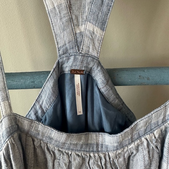 Free People Plaid Breeze Suspender Dress - Picture 5 of 9